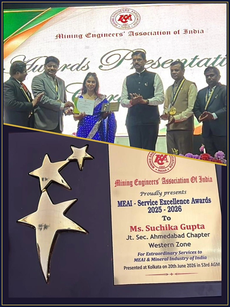 GMDC: MEAI felicitates Women Engineer